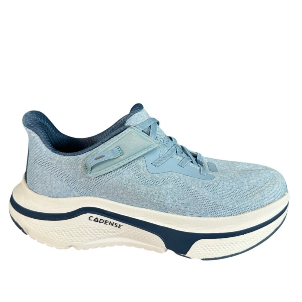 Cadense Adaptive Shoes Light Blue Mesh Stability Walking Sneakers Women's 10.5